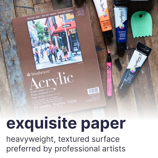 12 Pack: Strathmore® 400 Series Acrylic Paper Pad
